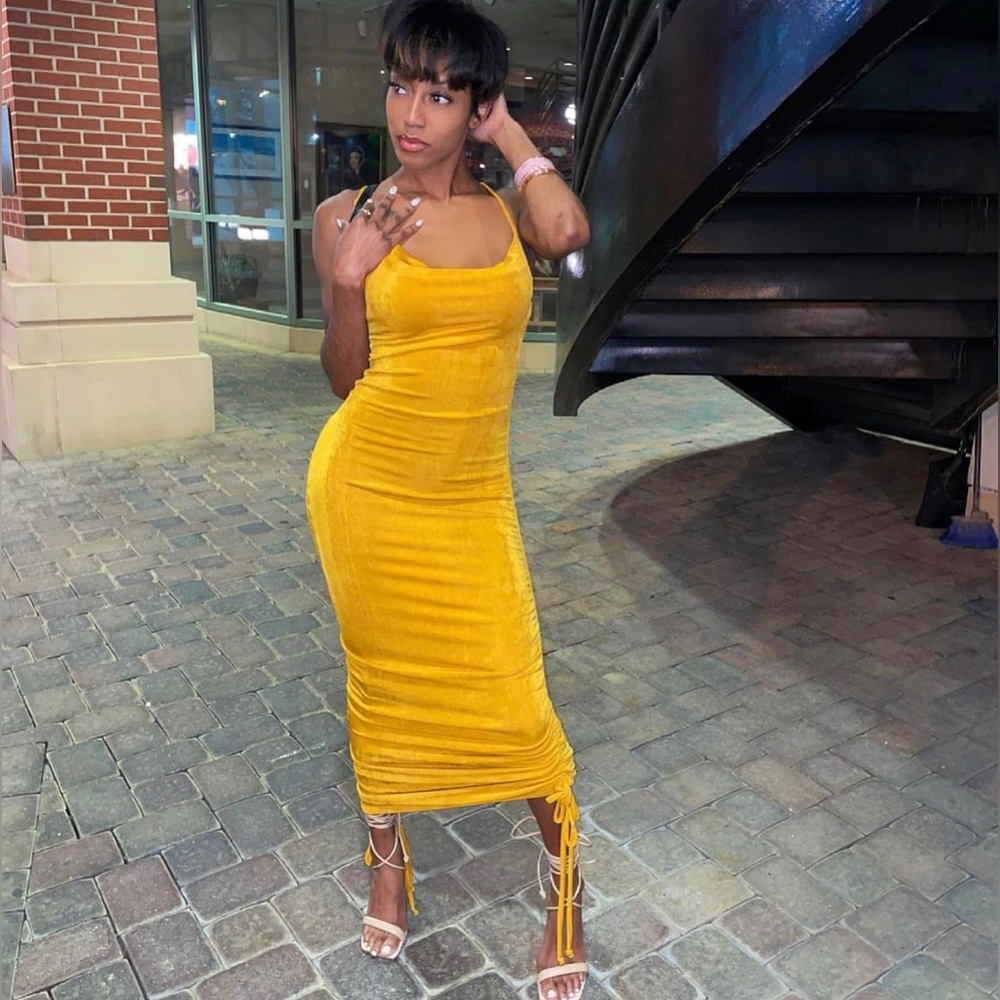 Marigold Wojek Slinky Dress.